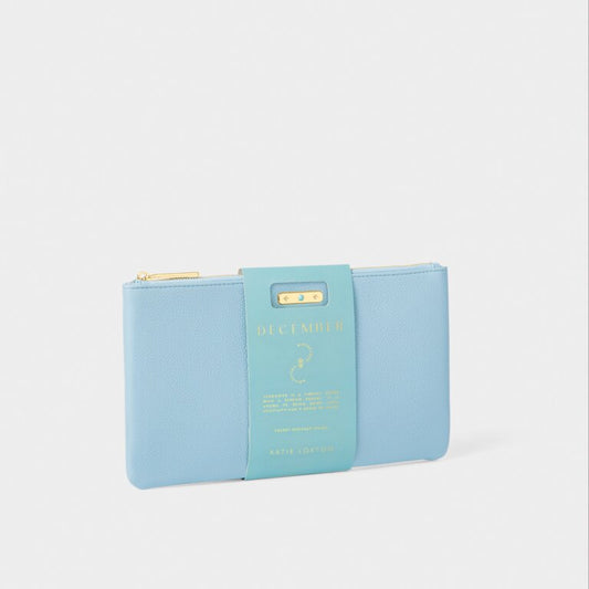 Katie Loxton - Birthstone Pouch 'December' Turquoise