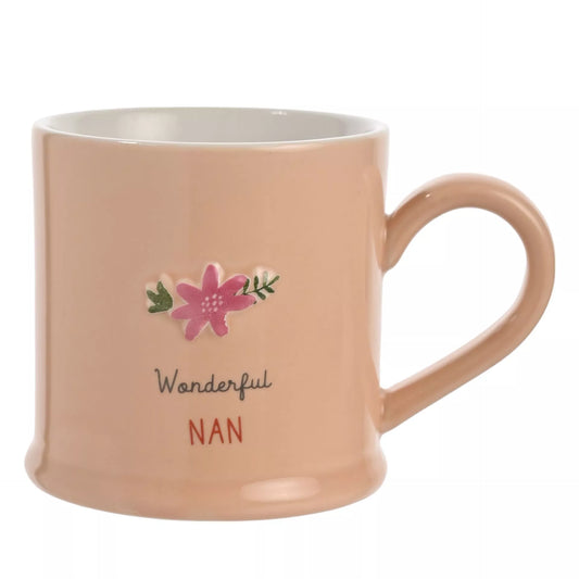 Wonderful Nan embossed Mug