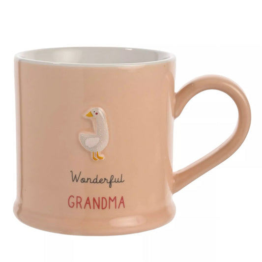 Wonderful Grandma embossed mug