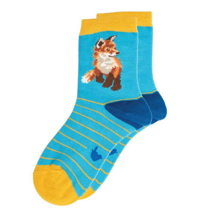 'Born to be Wild' fox Children's Socks