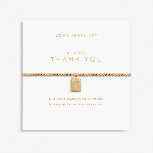 A Little 'Thank You' Gold Bracelet - 6182