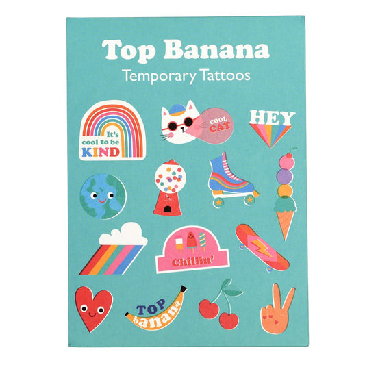 Rex - Top Banana Temporary Tattoos