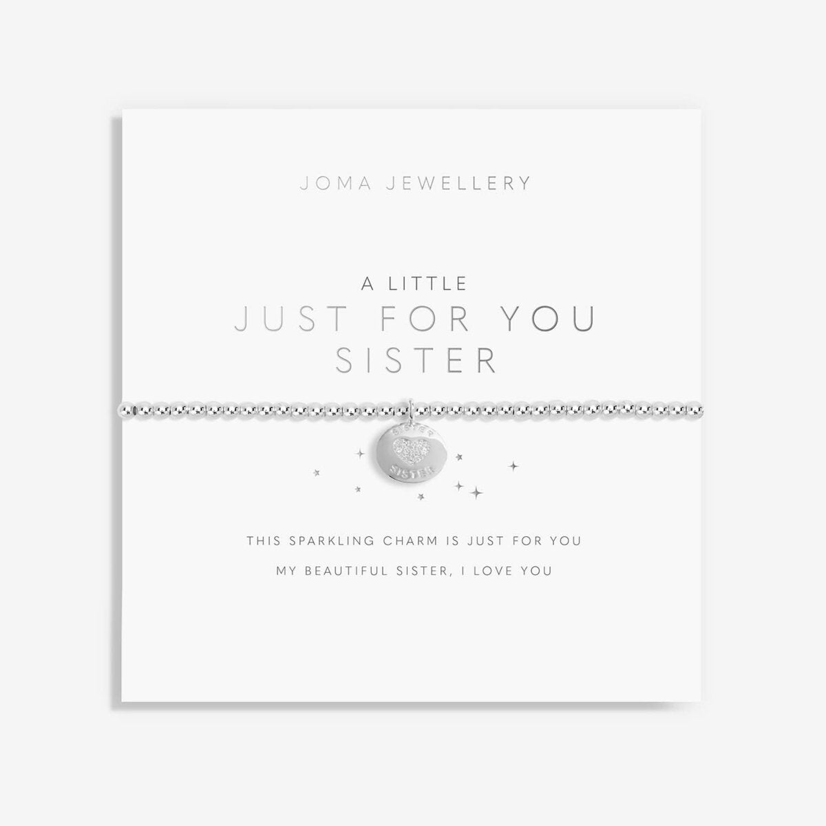 Joma Jewellery A LITTLE Just For You Sister Bracelet