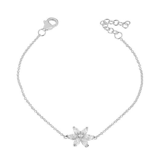 Beginnings - Flower Bracelet CZ