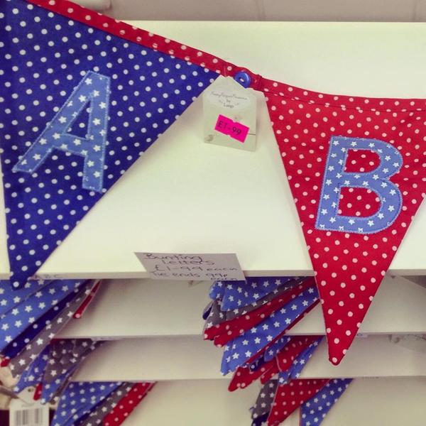 Langs - Blue Polkadot Bunting Flags