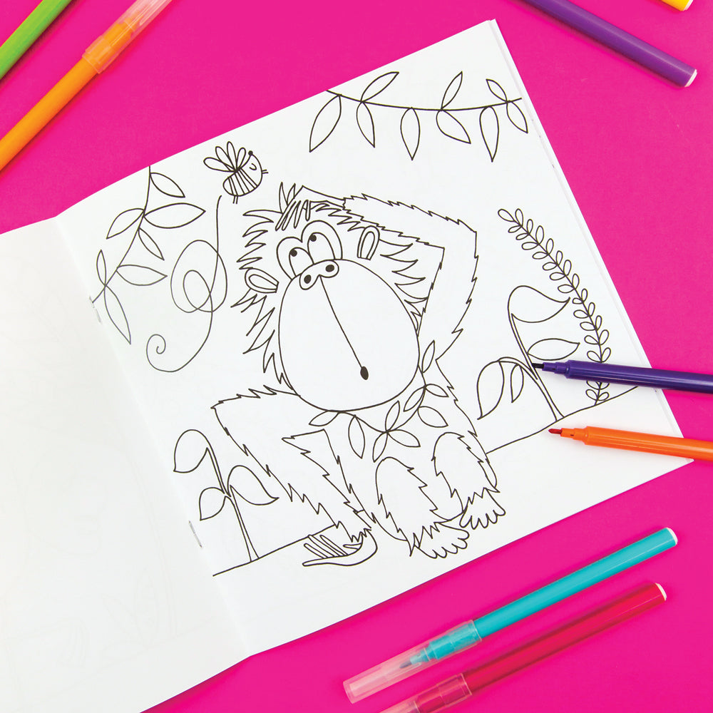 Tropical Adventures Colouring Book