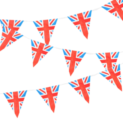 SALE - TT - British Union Jack Party Bunting