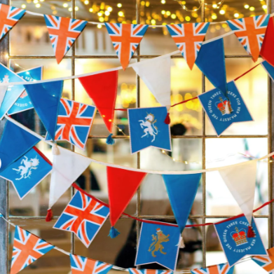 SALE - TT - British Union Jack Party Bunting