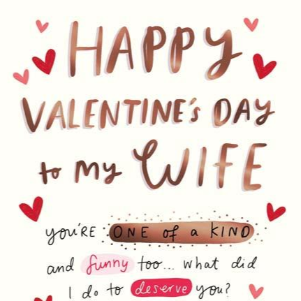 Pigment - Wife Valentines Card