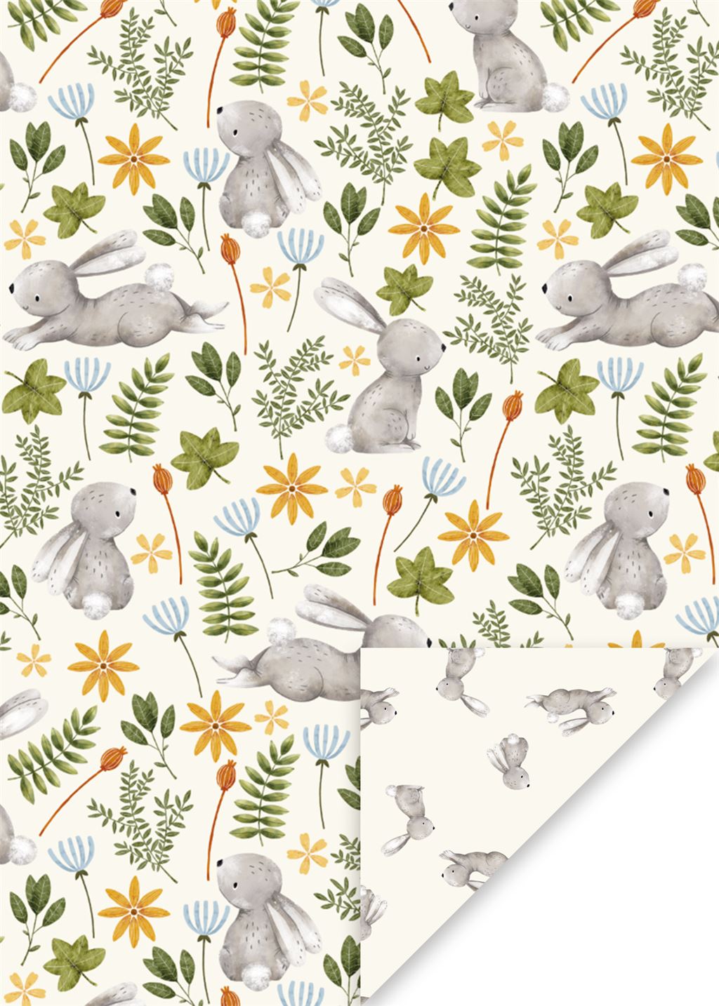 Glick - Leaping Bunnies Gift Bag & Flat Wrap