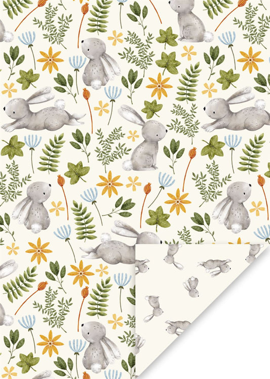 Glick - Leaping Bunnies Gift Bag & Flat Wrap