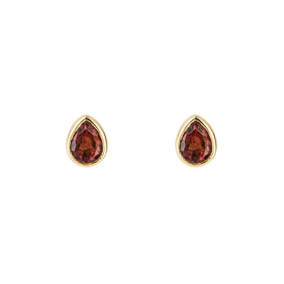 Sale - Beginnings Gold Plated Birthstone Teardrop Earrings