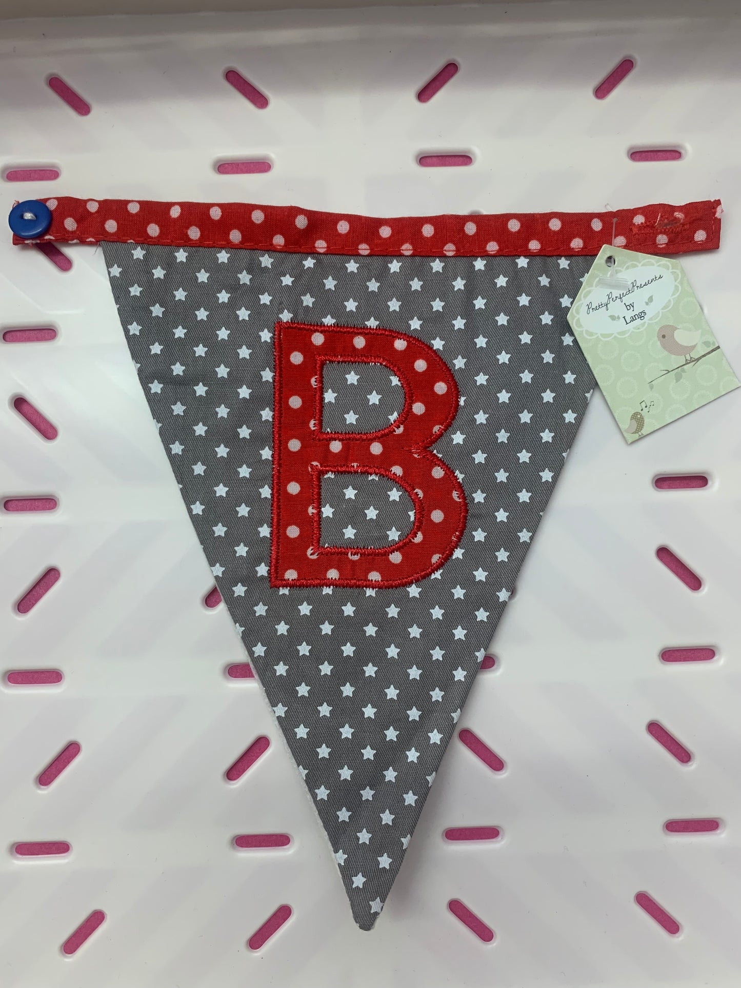 SALE - DISCONTINUED BUNTING FLAGS - GREY