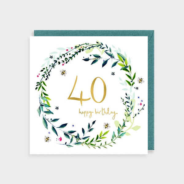 Louise Mulgrew 40th Greeting Card