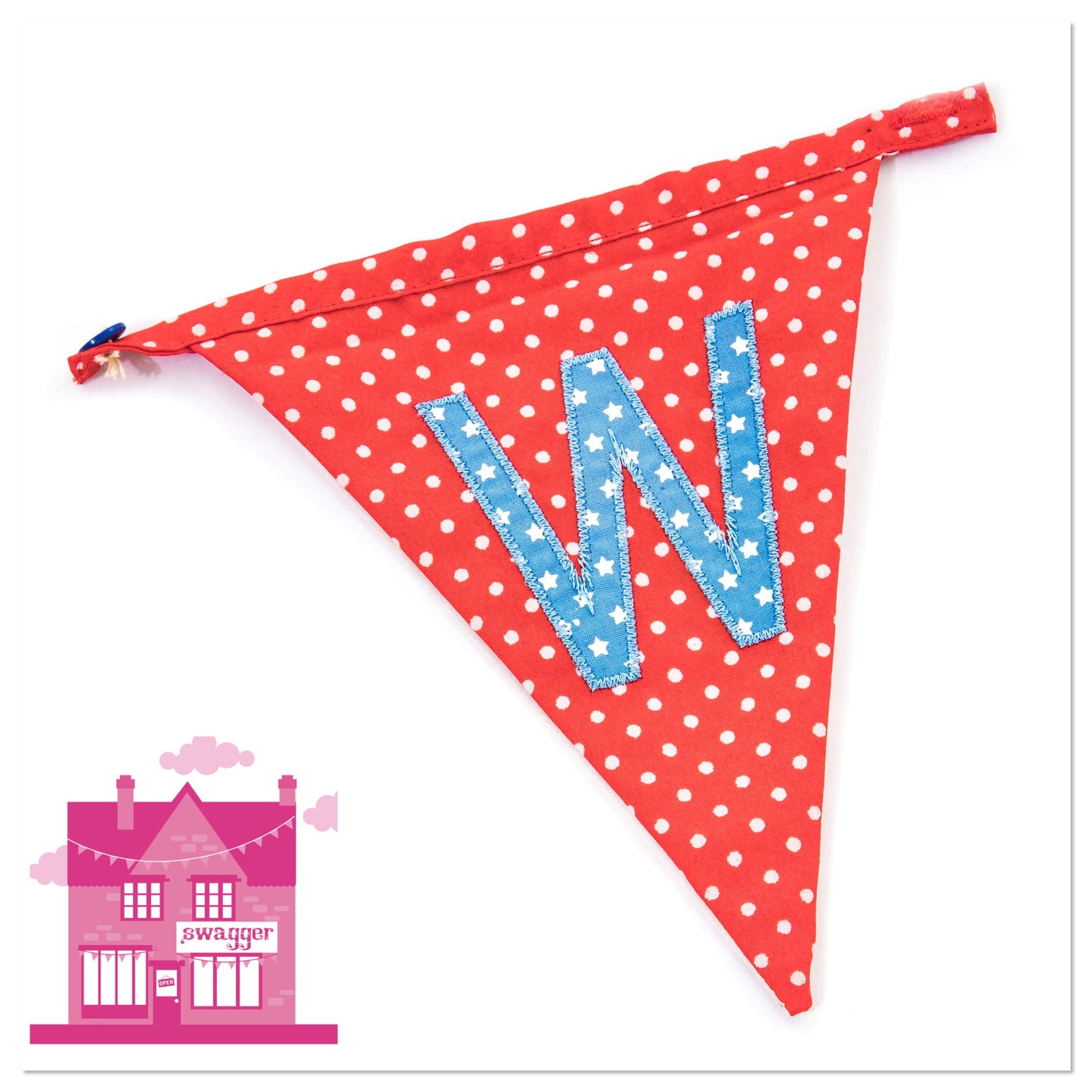 Langs - Blue Polkadot Bunting Flags