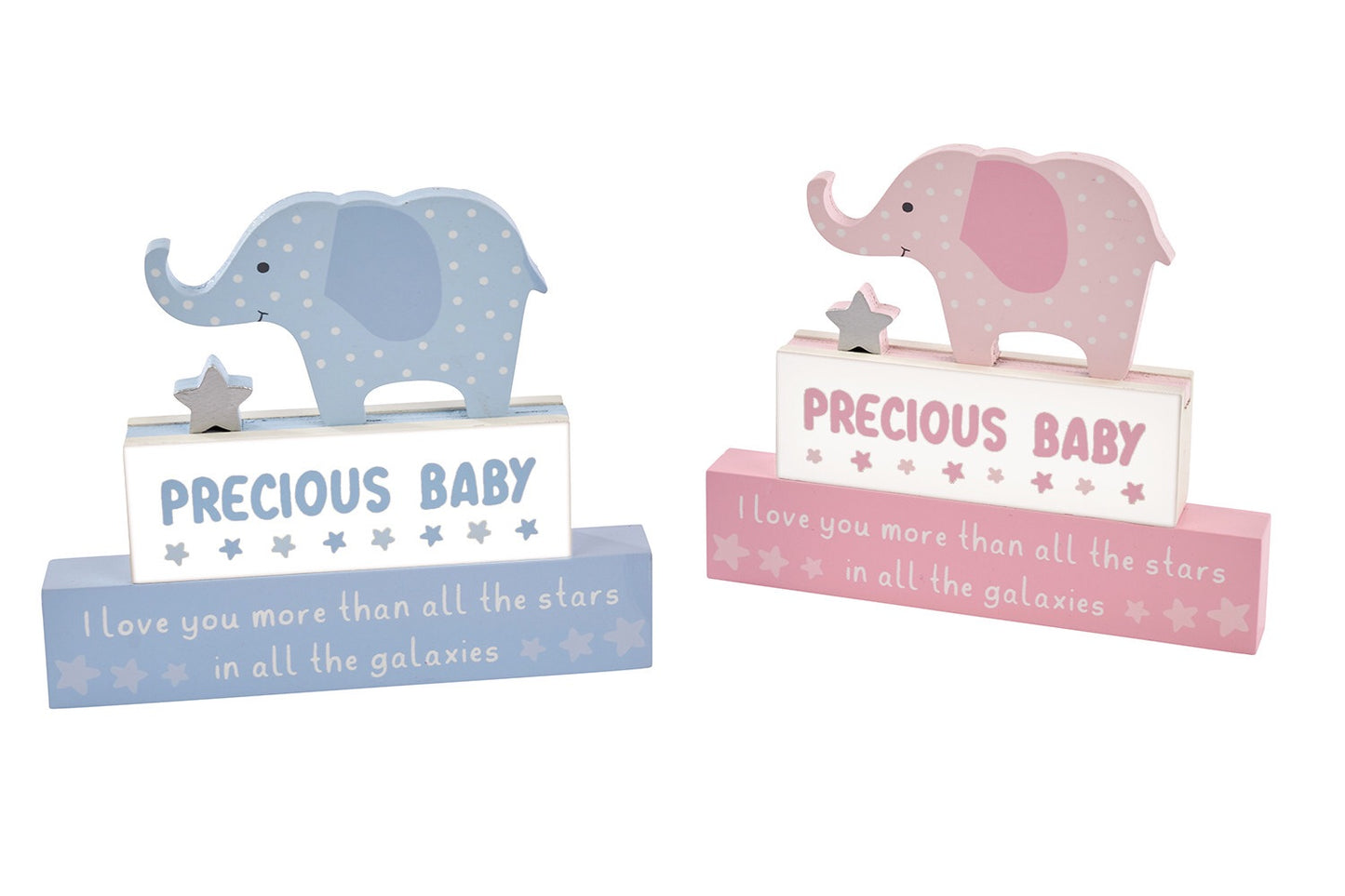 Sale - LANGS - Elephant Baby Plaque